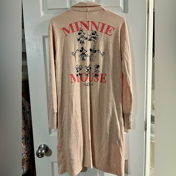 5 for $25! Disney Minnie Mouse Open-Front Sweater/Duster/Cardigan Size Small - Picture 4 of 4